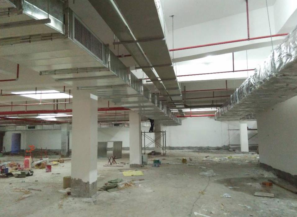 江西共板風(fēng)管：贛州九天御景地下室案例